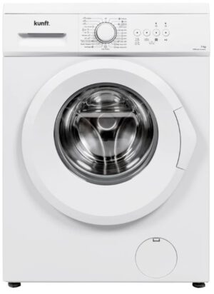 LAVADORA KUNFT KWM8807 7KG 1200RPM BLANCA CLASE D VAPOR 7950168 59.5X85X40